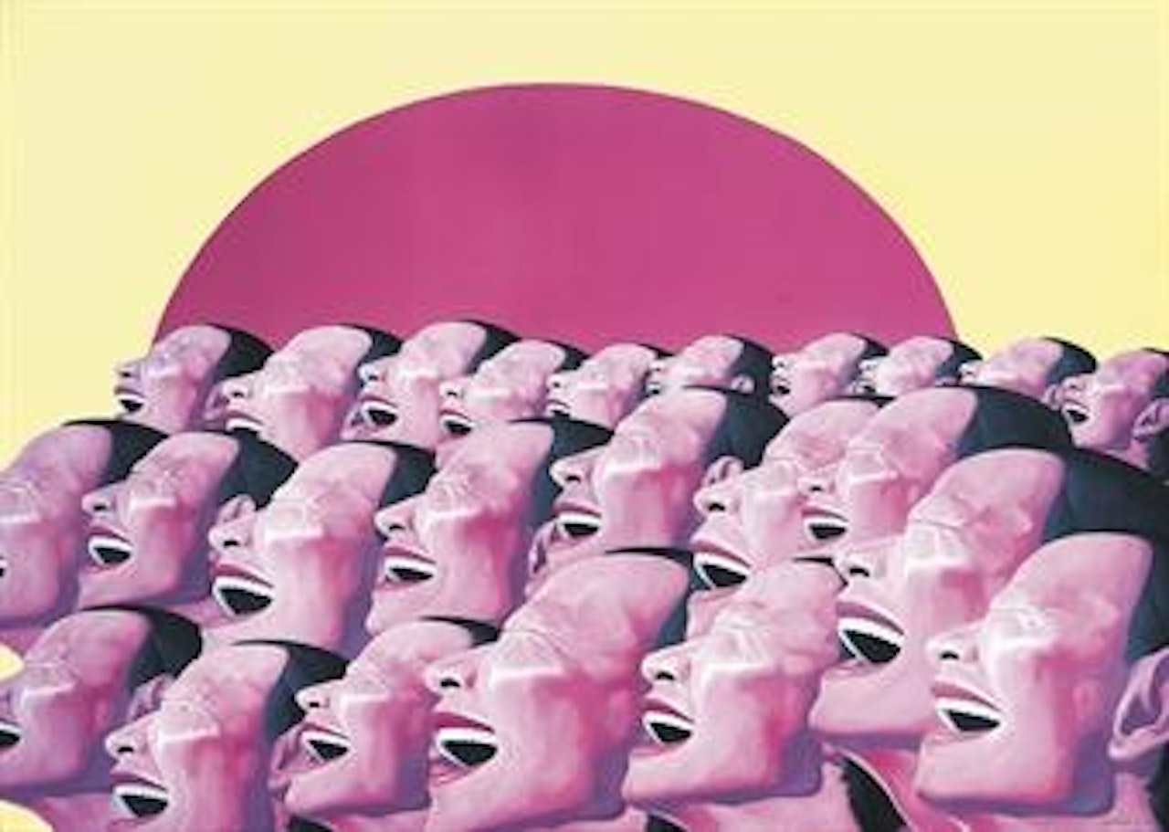 The Sun by Yue Minjun