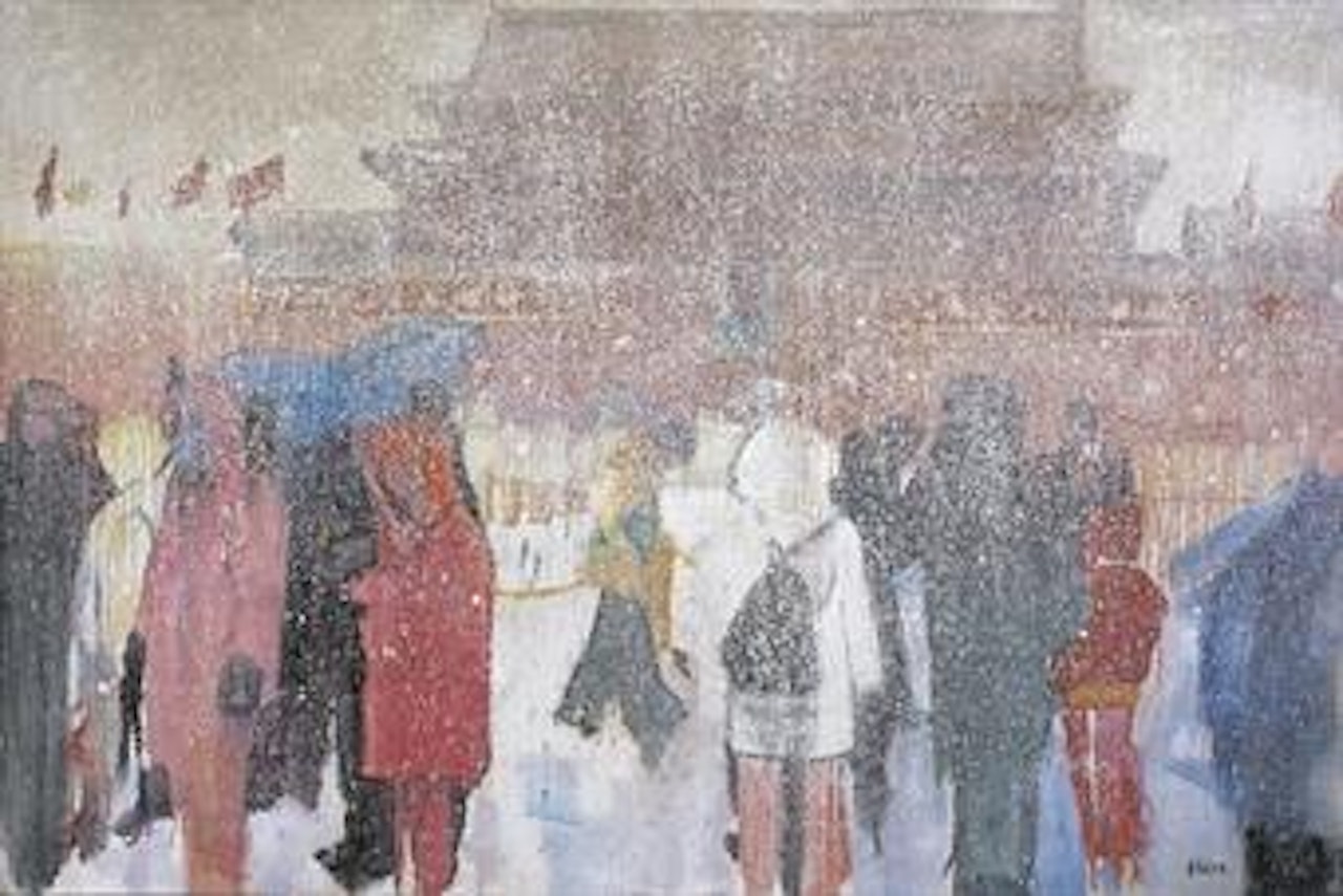 Winter in Tiananmen by Zhang Jian