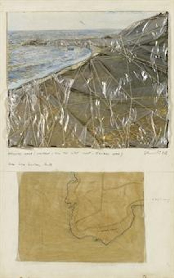 Wrapped Coast (project-for the west Coast-15 miles long) by Christo