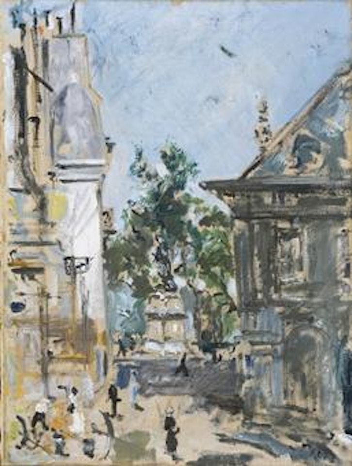 Veduta di Parigi by Filippo de Pisis