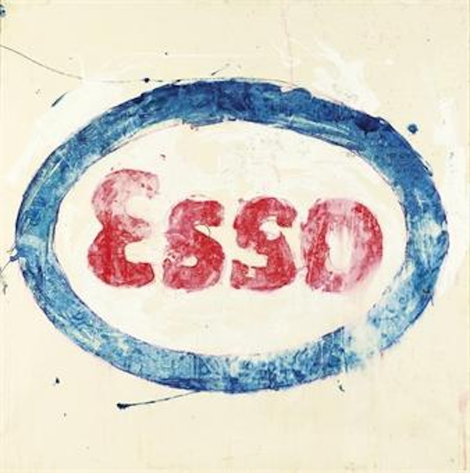Senza titolo (Esso) by Mario Schifano
