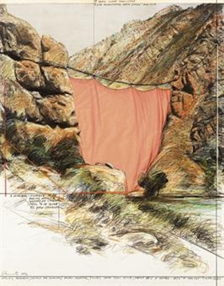 Valley Curtain (Project for Colorado) by Christo