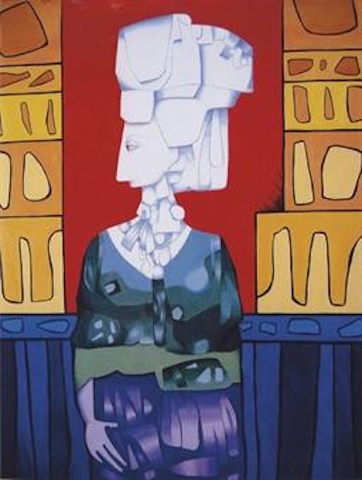 Mujer multicolor by Cundo Bermudez