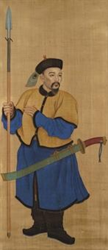 Qing Warrior by Chinese School