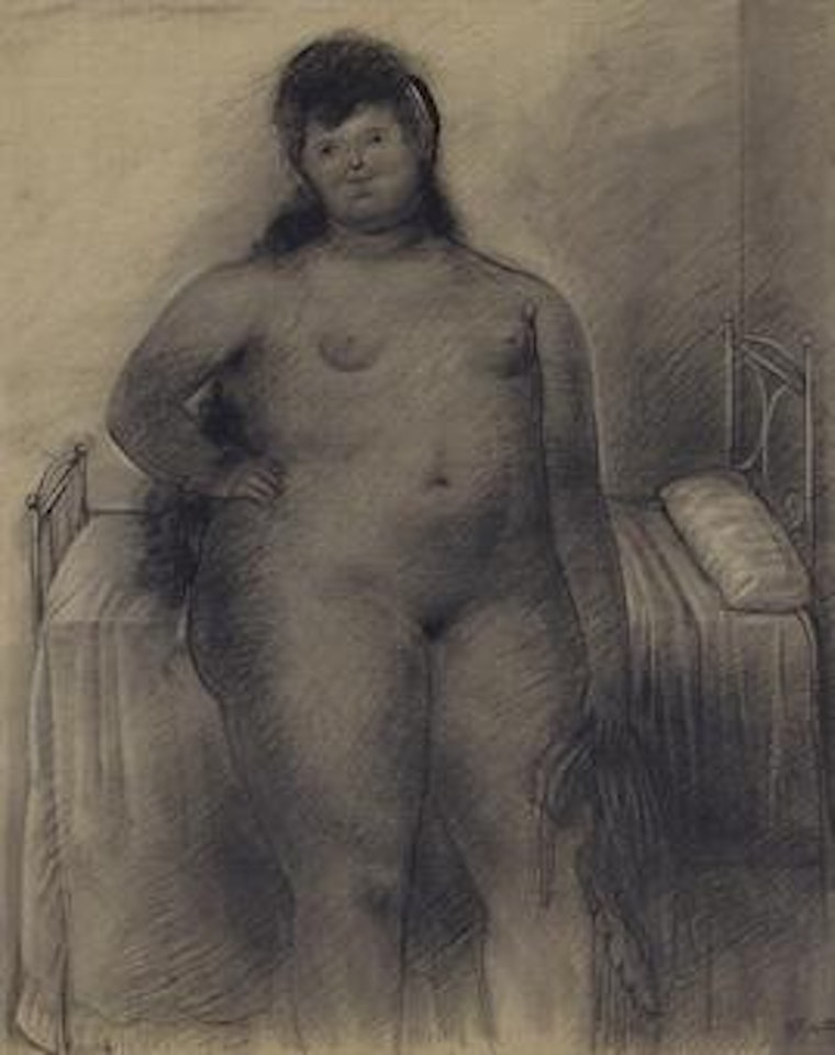 La alcoba by Fernando Botero