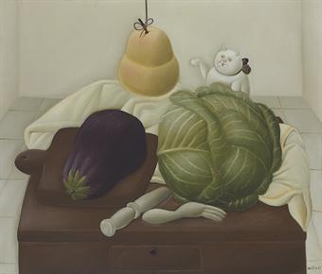 Homenaje a Sánchez Cotán by Fernando Botero