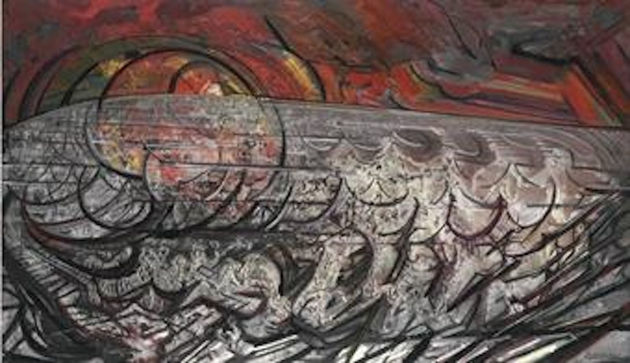 Sol Mar-Tierra by David Alfaro Siqueiros