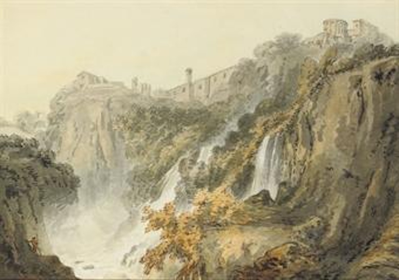 The Falls of Tivoli with the Temple of the Sibyl by Joseph Mallord William Turner