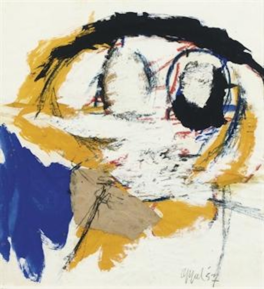 Presqu'une tête by Karel Appel