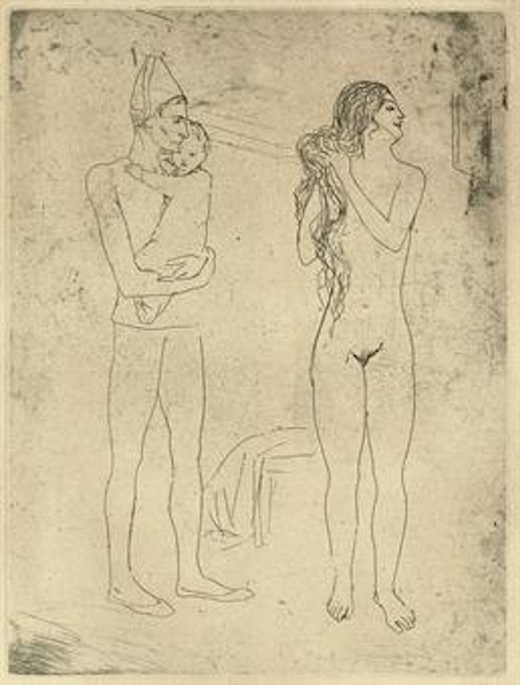 La Toilette de la Mère, plate 13 from La Suite des Saltimbanques by Pablo Picasso