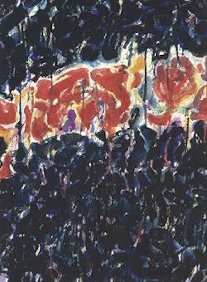 Painting by Sam Francis