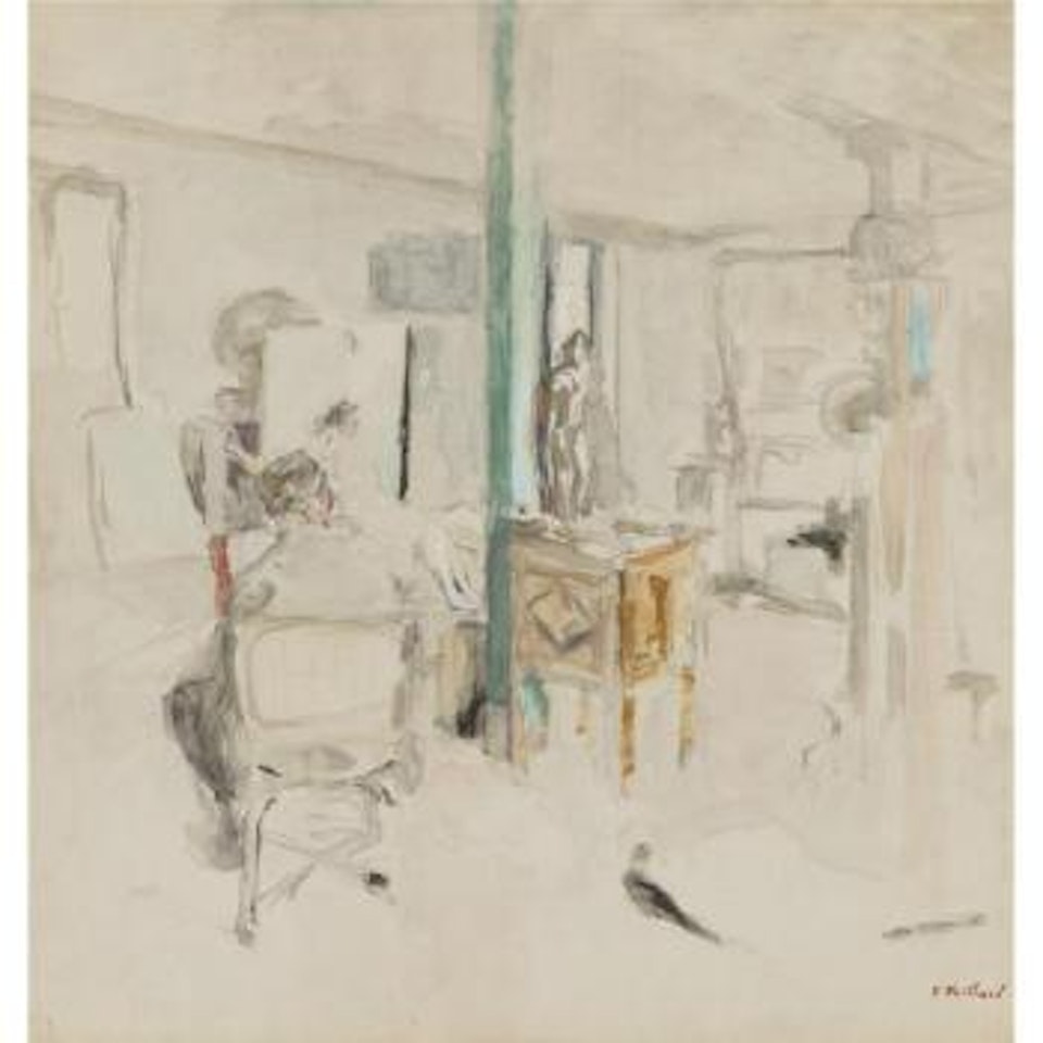 Bonnard Dans Son Atelier by Édouard Vuillard