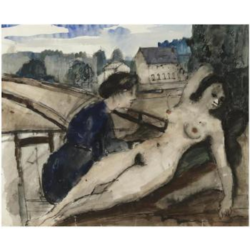 Femme Couchée by Paul Delvaux