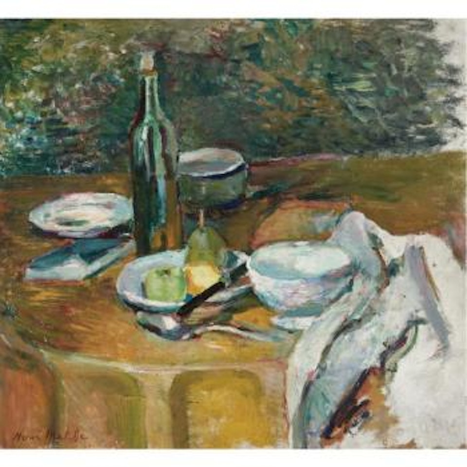 La Table Servie Dans Le Jardin by Henri Matisse