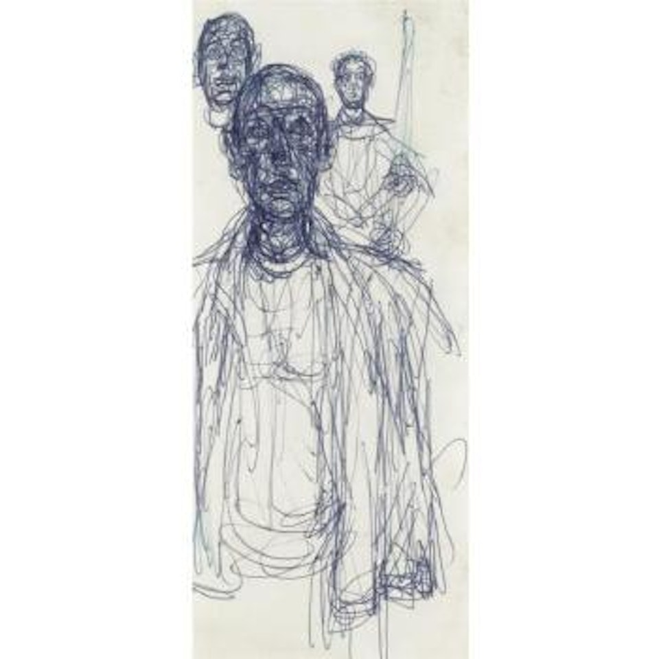 Personnages by Alberto Giacometti