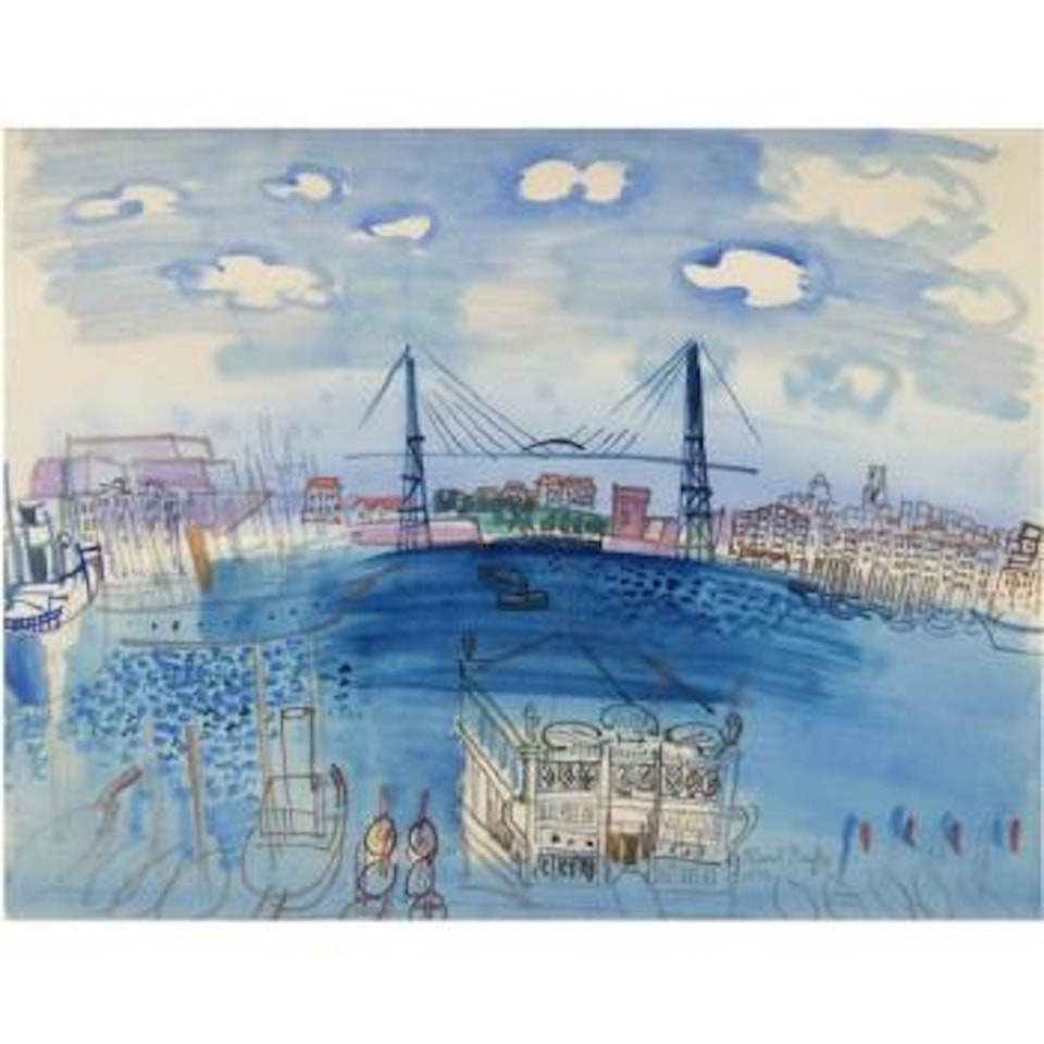 Le Vieux Port De Marseille by Raoul Dufy
