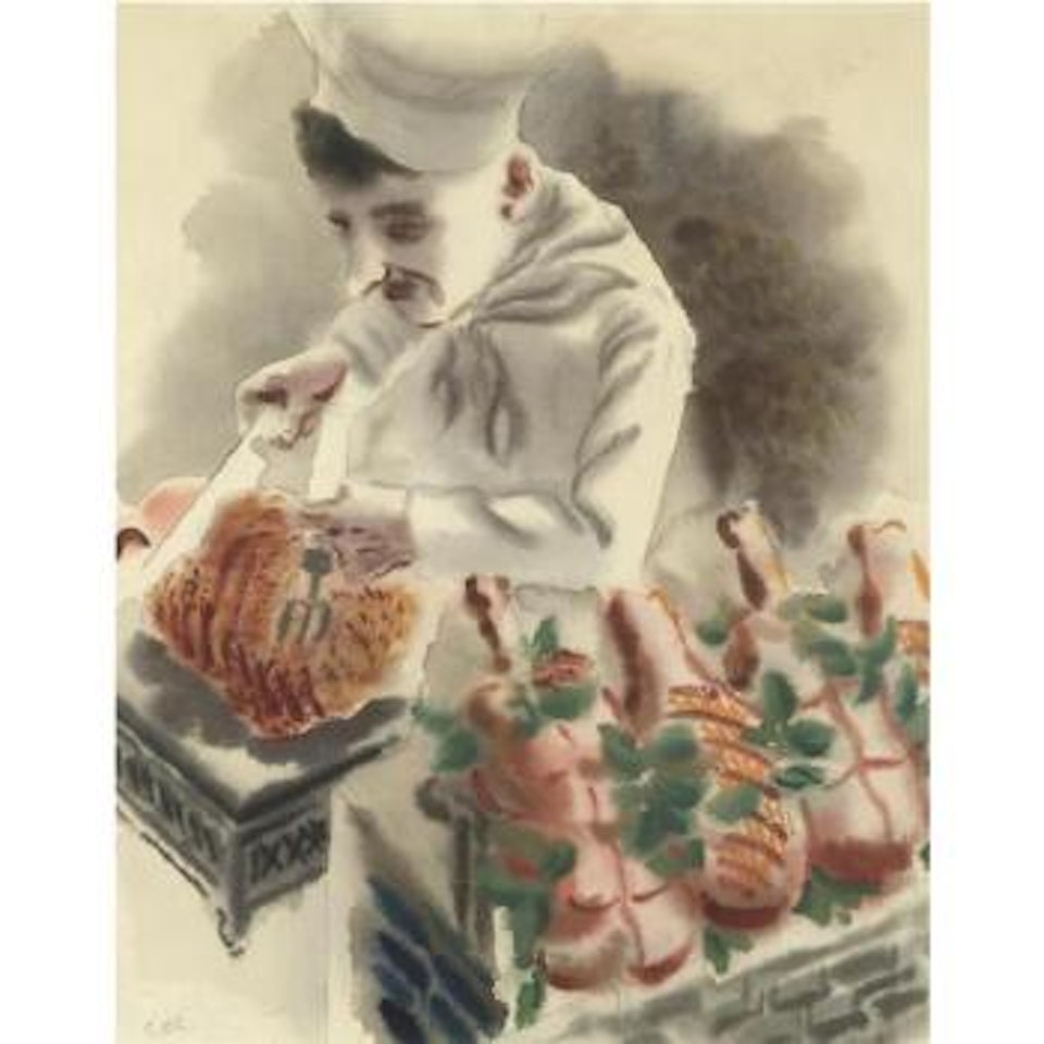 Der Koch (The Cook) by George Grosz