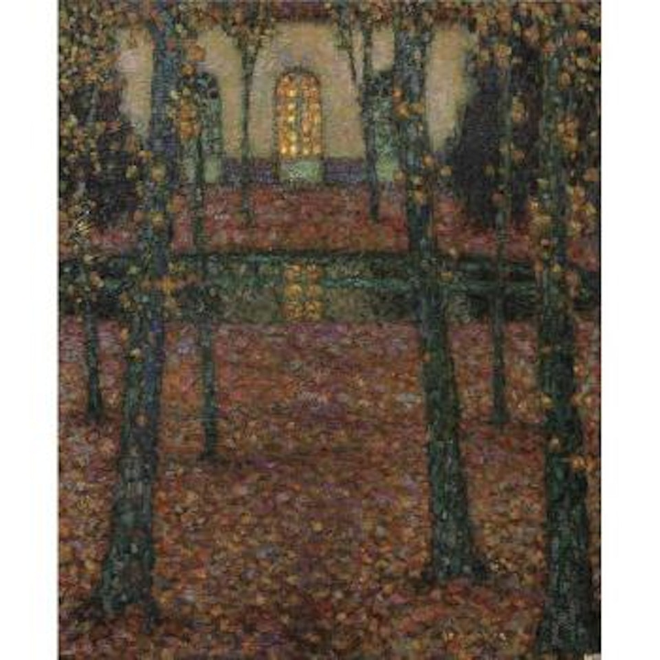 Bassin De Trianon À L'automne by Henri Le Sidaner