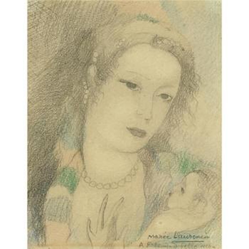 Mère et enfant by Marie Laurencin