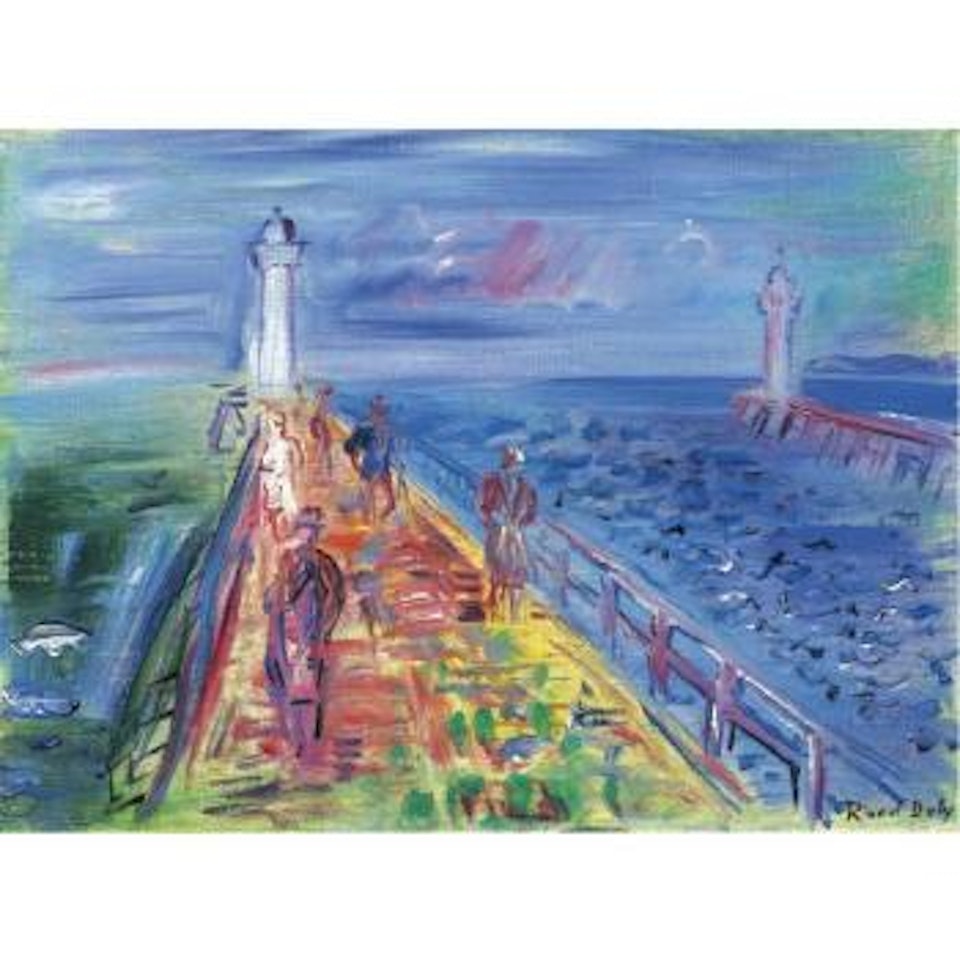 Les Jetées De Deauville-trouville by Raoul Dufy