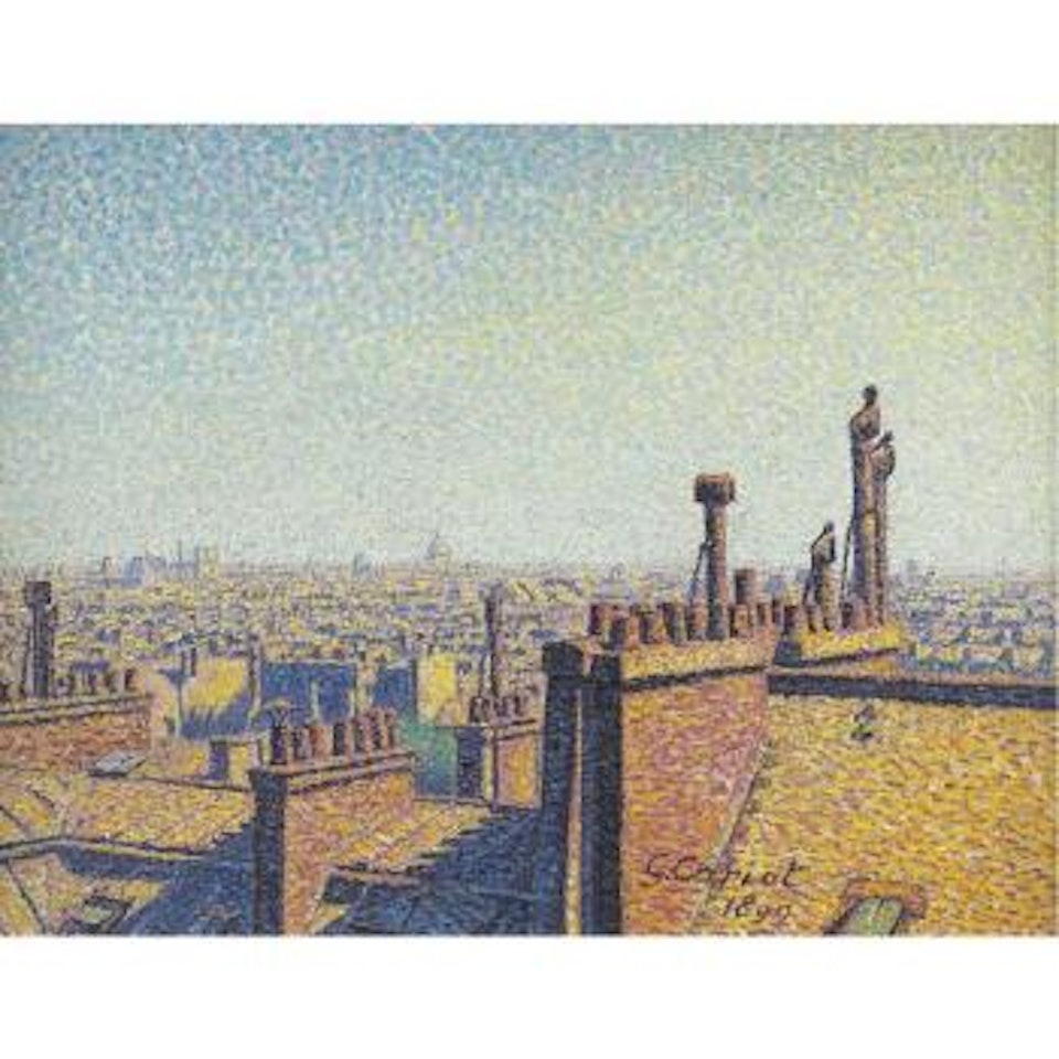 Les Toits De Paris, Milieu D'après-midi by Gustave Cariot