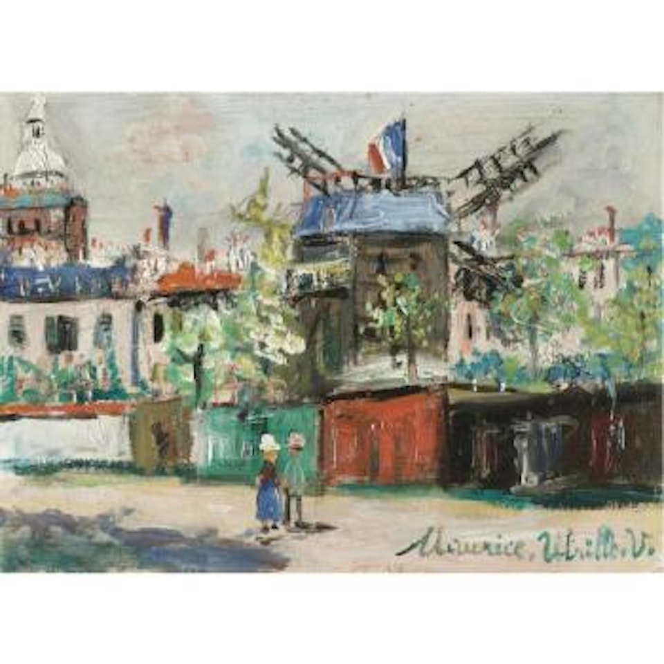 Le Moulin De La Galette by Maurice Utrillo