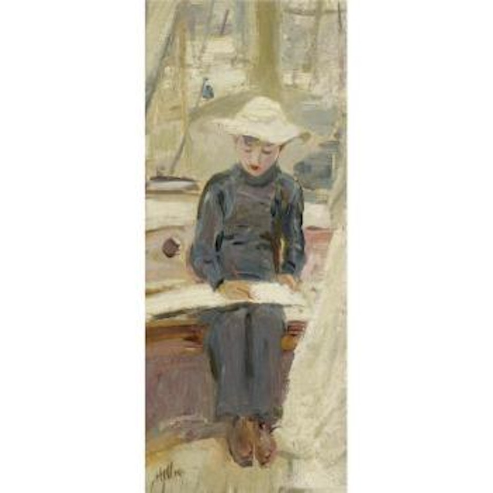 Jean Dessinant by Paul César Helleu