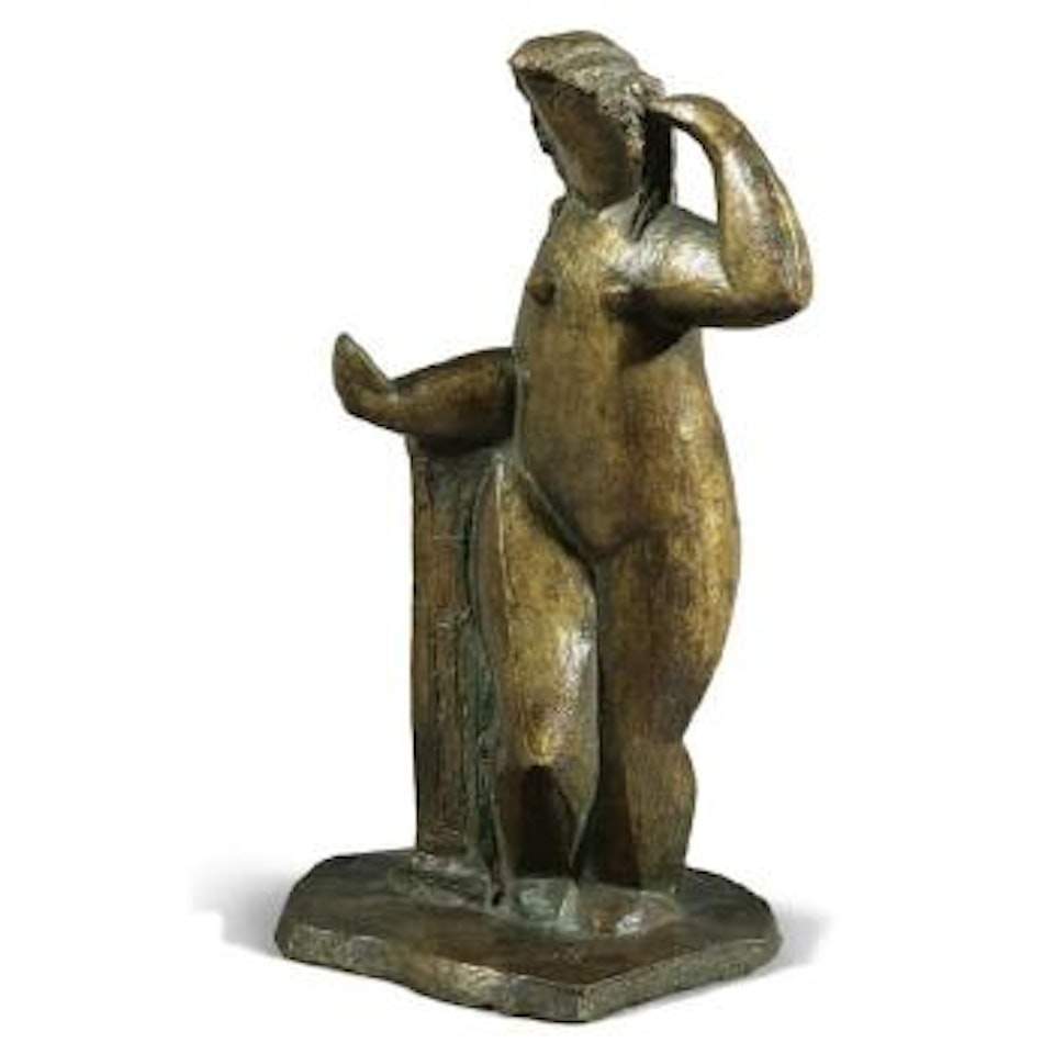 Femme À La Draperie Debout, Au Miroir by Henri Laurens