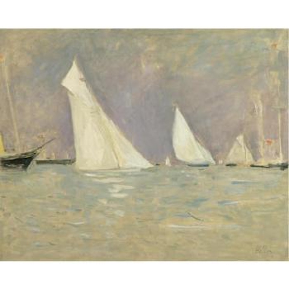 Courses De Voiliers À Cowes by Paul César Helleu