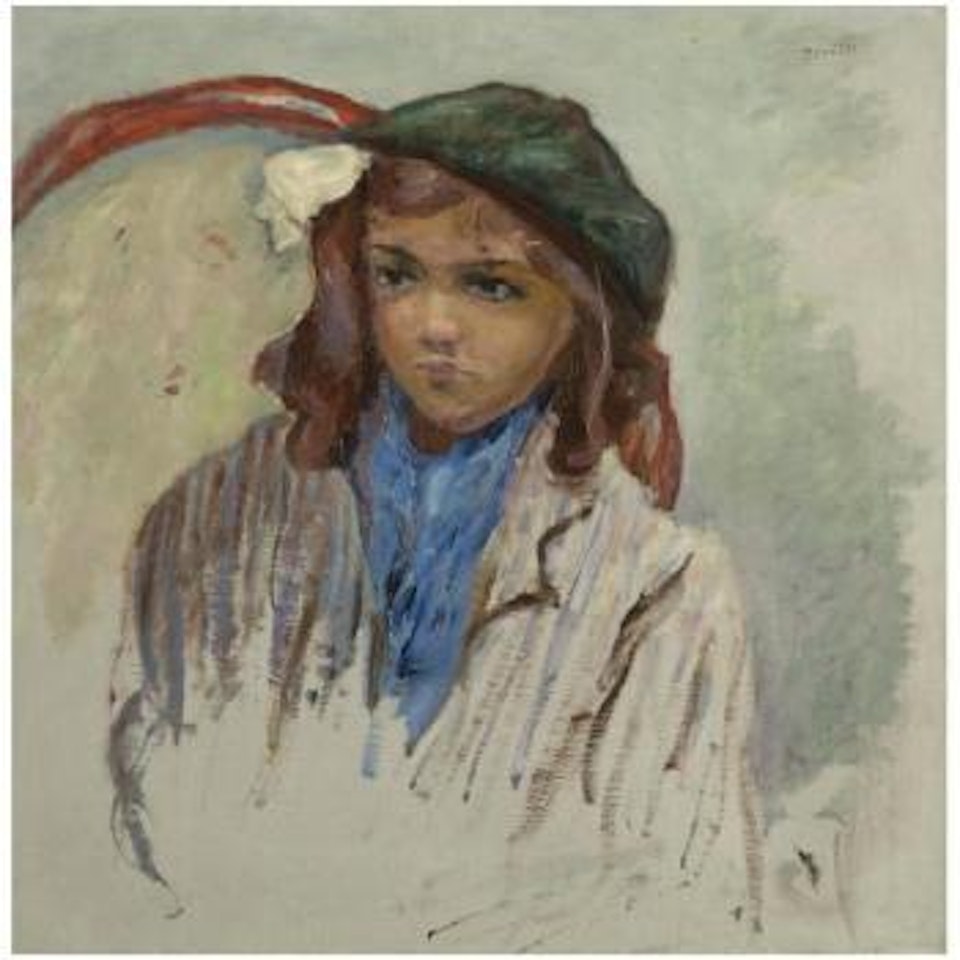 Fillette Au Béret Vert by Pierre Bonnard
