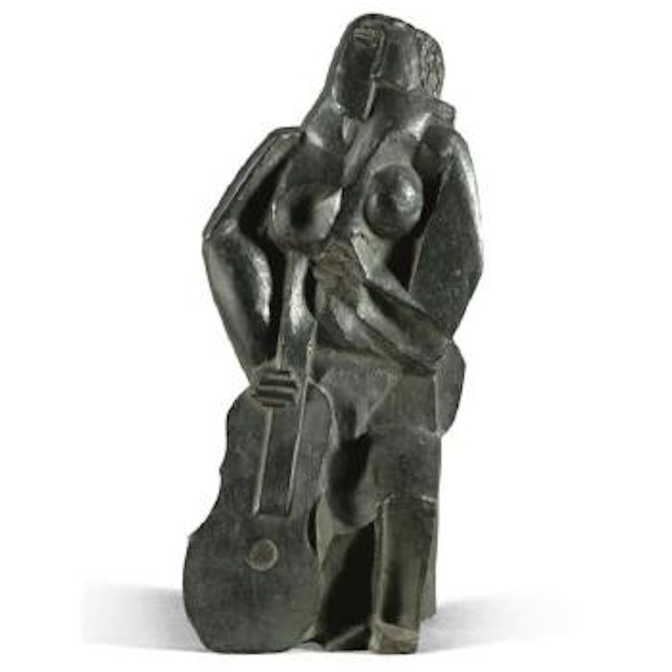 Femme Assise Au Luth by Ossip Zadkine