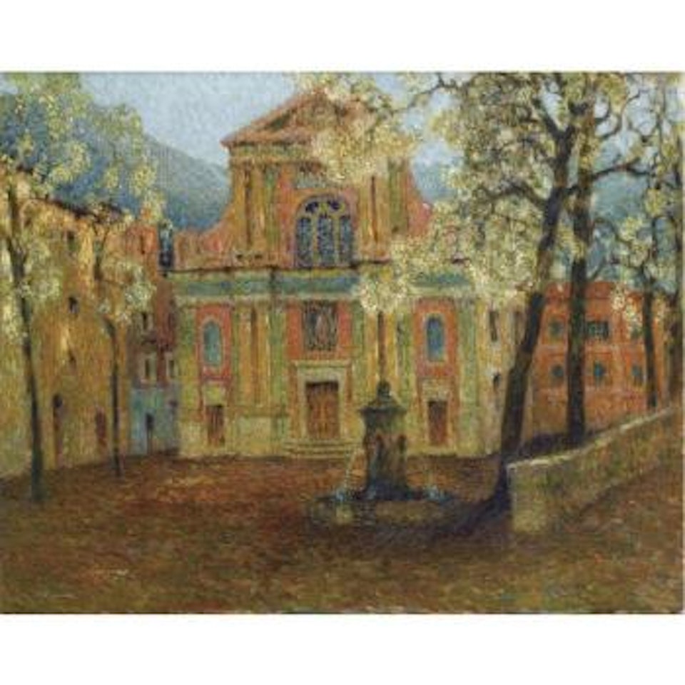 L'église De Dolceacqua by Henri Le Sidaner