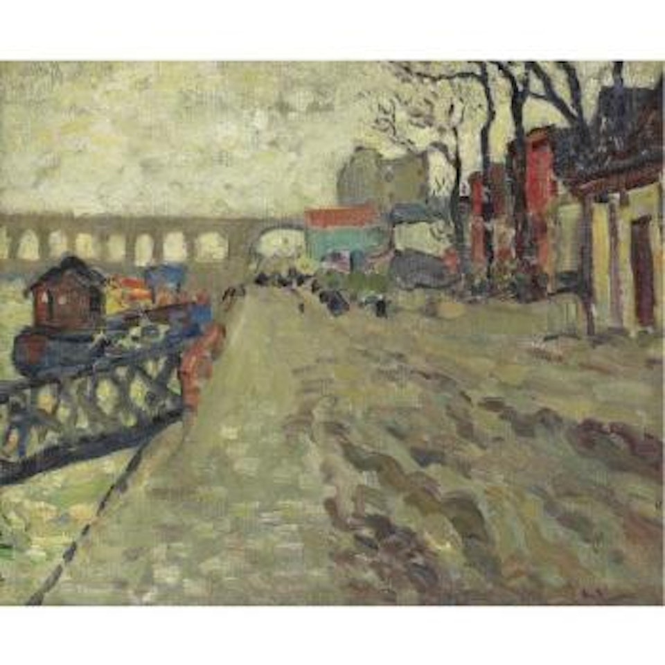La Seine À Bercy by Louis Valtat