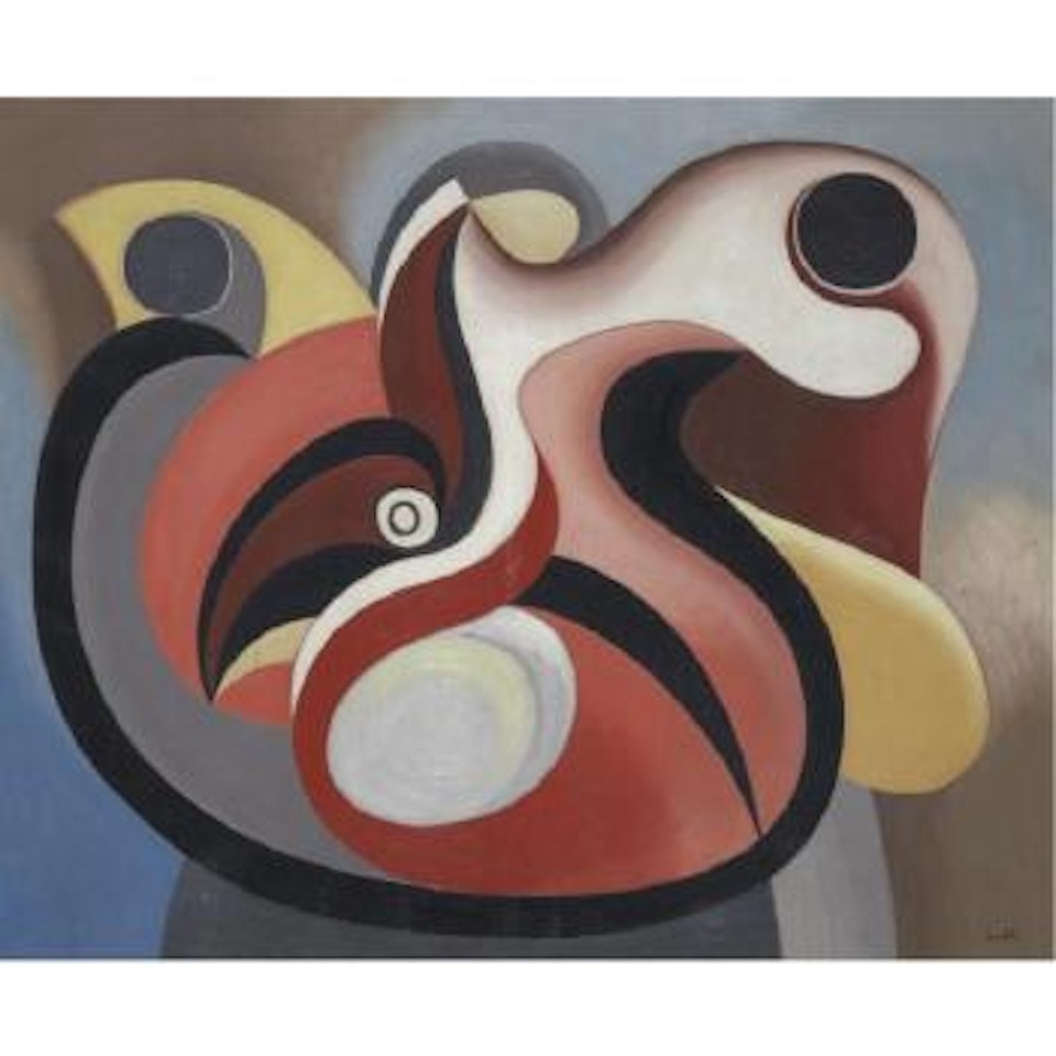 Composition Volutes by Auguste Herbin