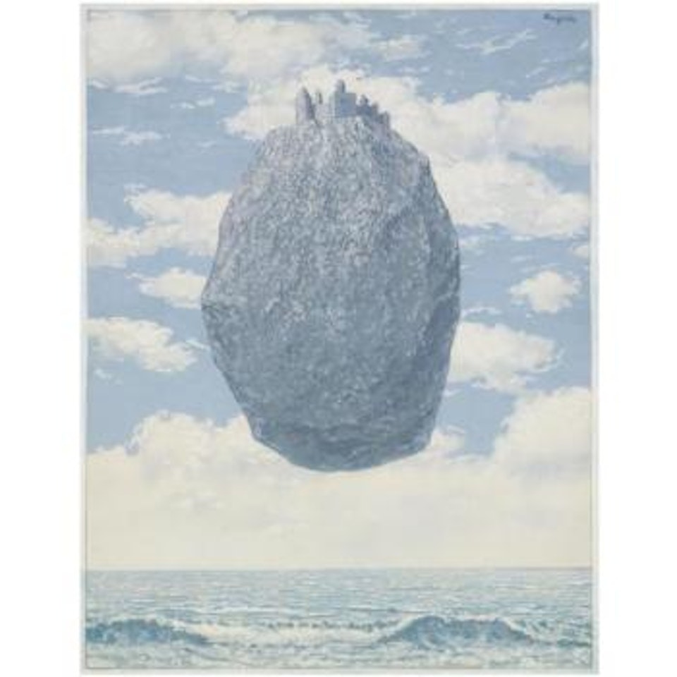 Le Château Des Pyrénées by René Magritte