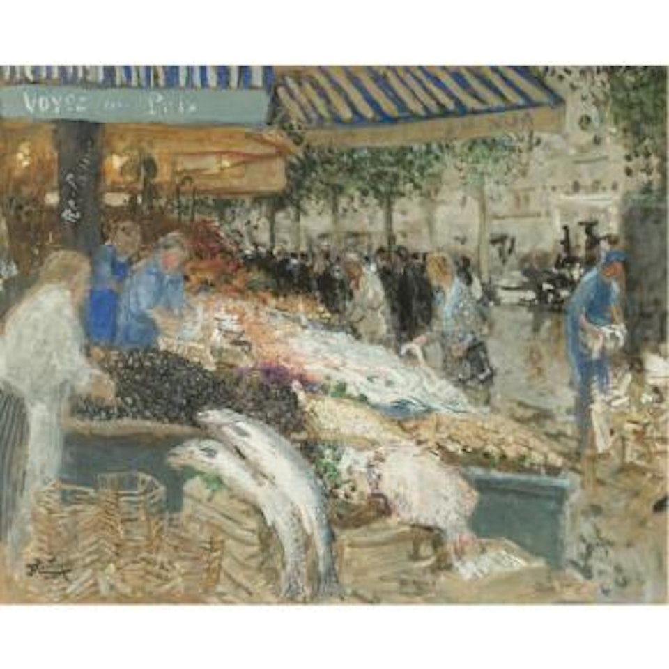 Le Marché Aux Poissons by Pierre Eugène Montezin
