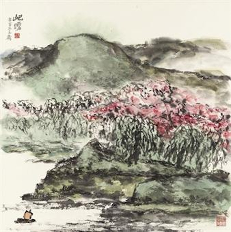 Sailing on a Spring Day by Zhu Qizhan