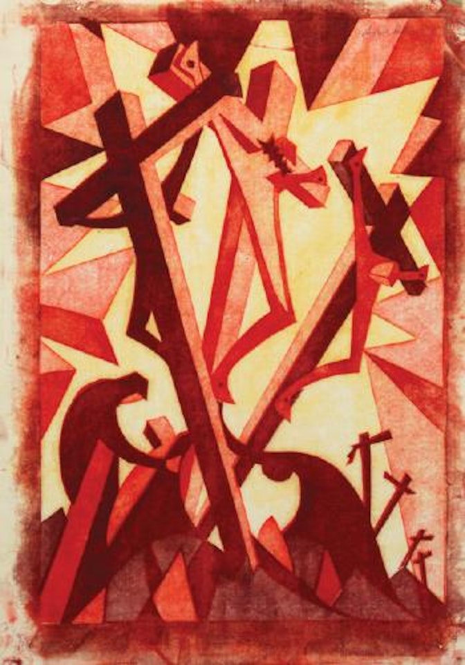 Golgotha (C.SA.15) by Sybil Andrews
