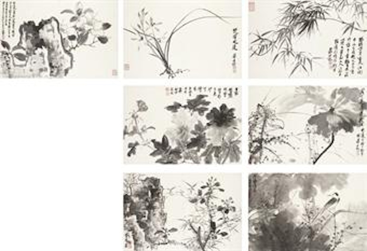 Album of Birds and Flowers by Xie Zhiliu