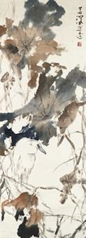 White Egret by Yang Shanshen