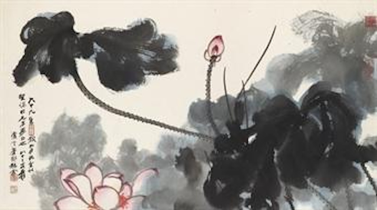 Lotus by Zhang Daqian