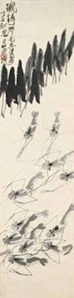 Shrimps by Qi Baishi