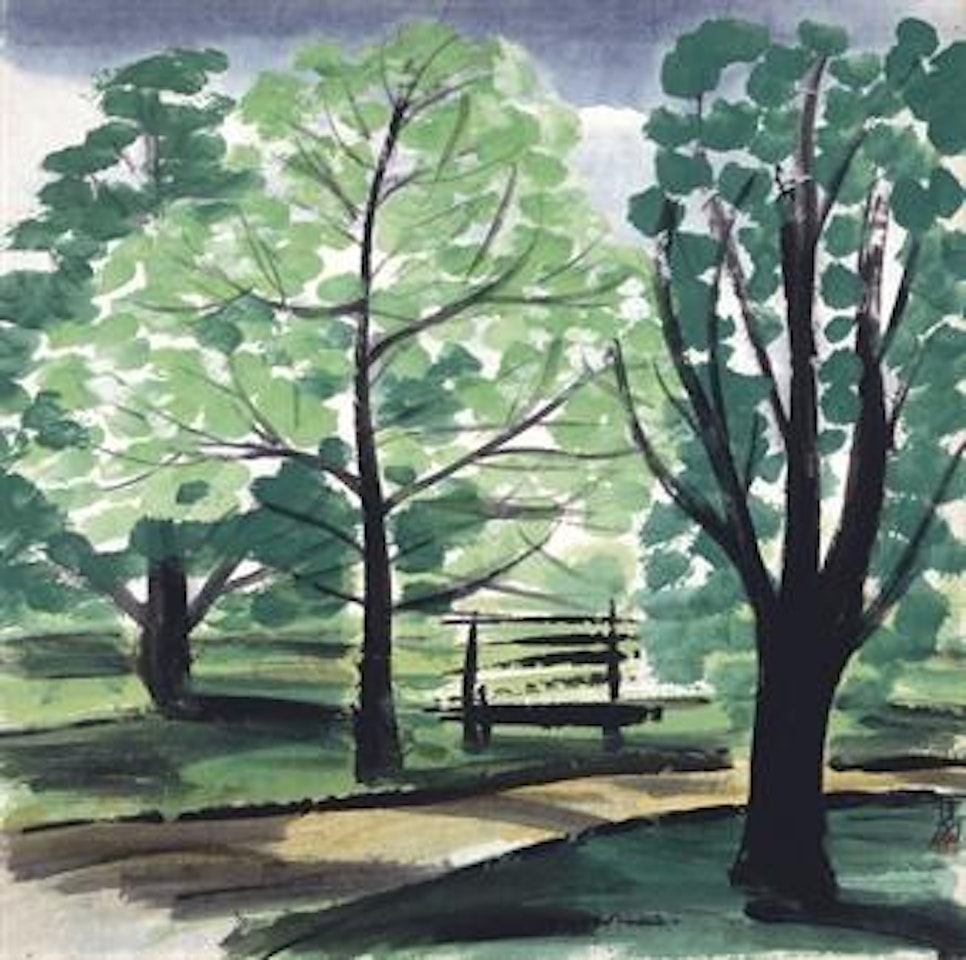 Summer Landscape by Lin Fengmian