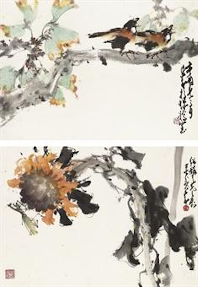 Birds and Flowers by Zhao Shao'ang