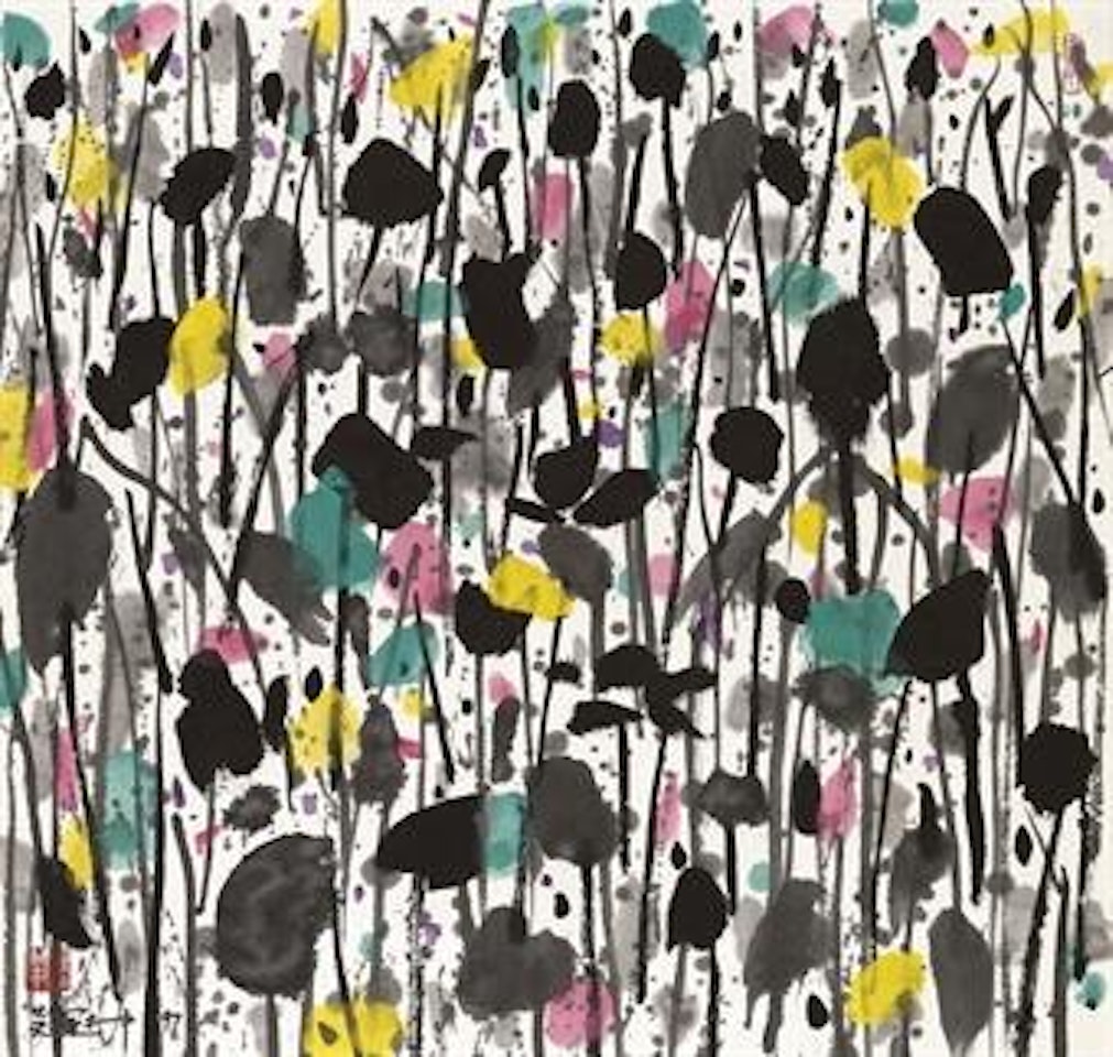 Grass and Flowers by Wu Guanzhong