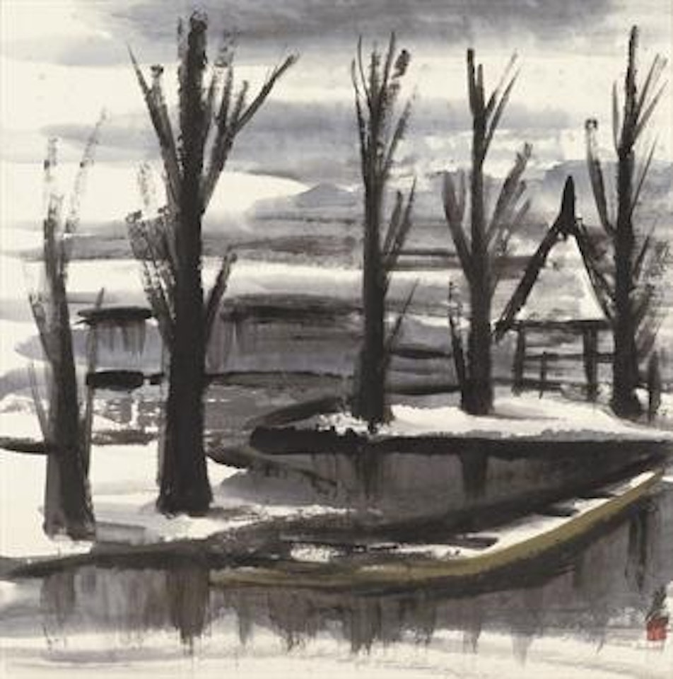 Winter by Lin Fengmian