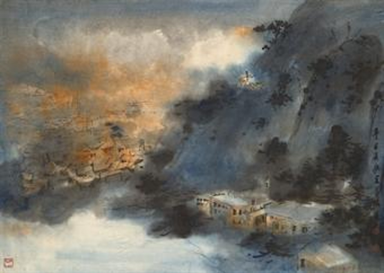 Summer Evening by Lu Shoukun (Lui Shou-Kwan)