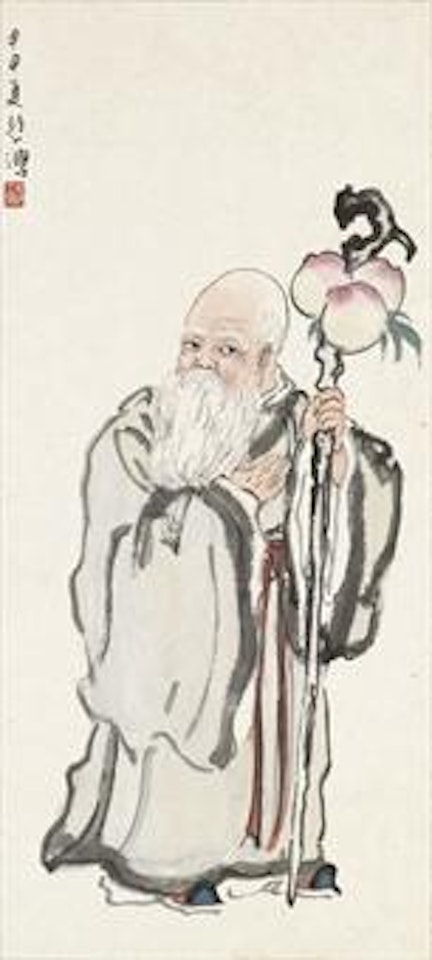 God of Longevity by Xu Beihong