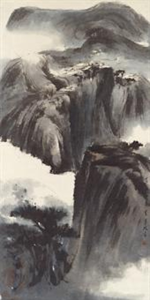 Cloudy Mountains by Lu Shoukun (Lui Shou-Kwan)
