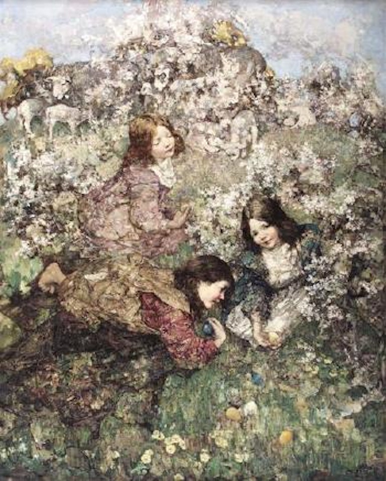 Easter eggs by Edward Atkinson Hornel